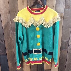 Blizzard Bay Ugly Christmas Sweater Nutcracker size medium